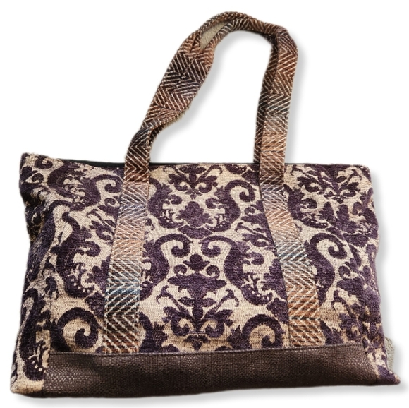 Talbots Handbags - Talbots Vintage Carpetbag Style Bag Tote NWOT